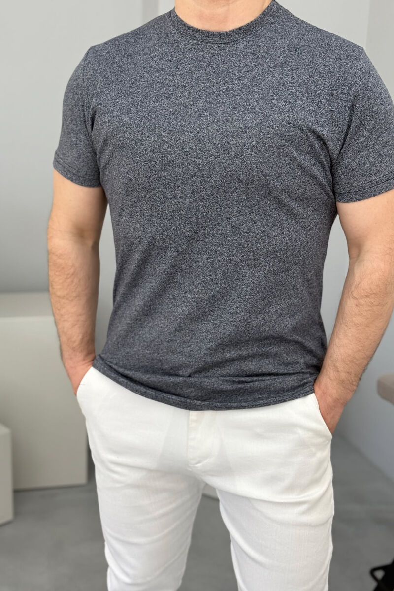 SIMPLE COTTON MAN SHIRT GREY/GRI - 1