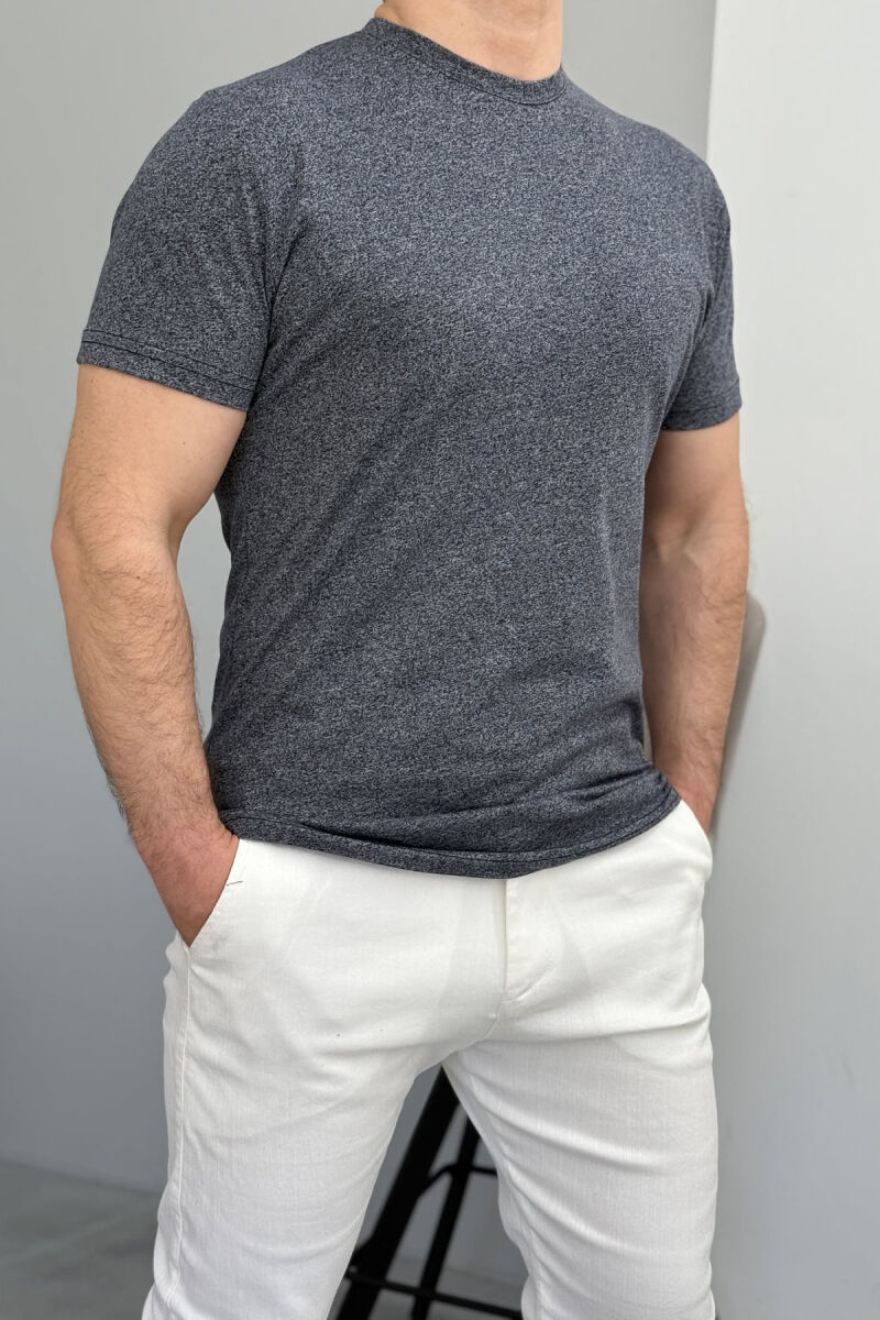 SIMPLE COTTON MAN SHIRT GREY/GRI - 2