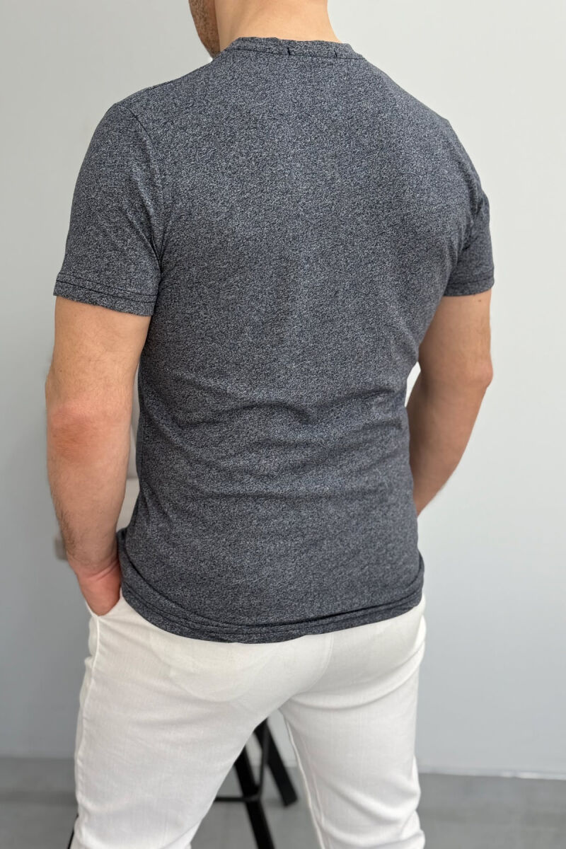 SIMPLE COTTON MAN SHIRT GREY/GRI - 4