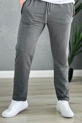 SIMPLE COTTON ONE COLOR WOMAN SWEATPANTS DARK GREY/GEE 