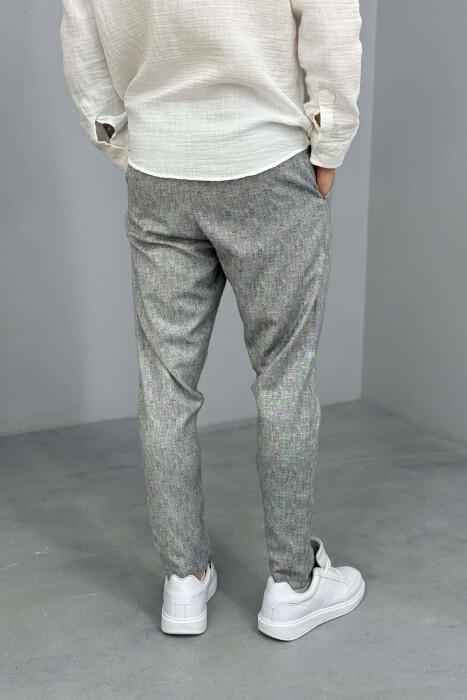 SIMPLE DESIGNED MEN PANTS GREY/GRI - 3
