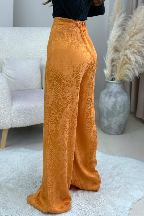 SIMPLE DESIGNED WOMEN TROUSERS MUSTARD/MUSTARDE - 4