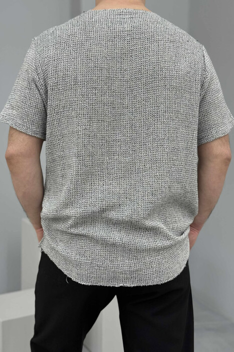 SIMPLE DETAILS MEN T-SHIRT GREY/GRI - 2