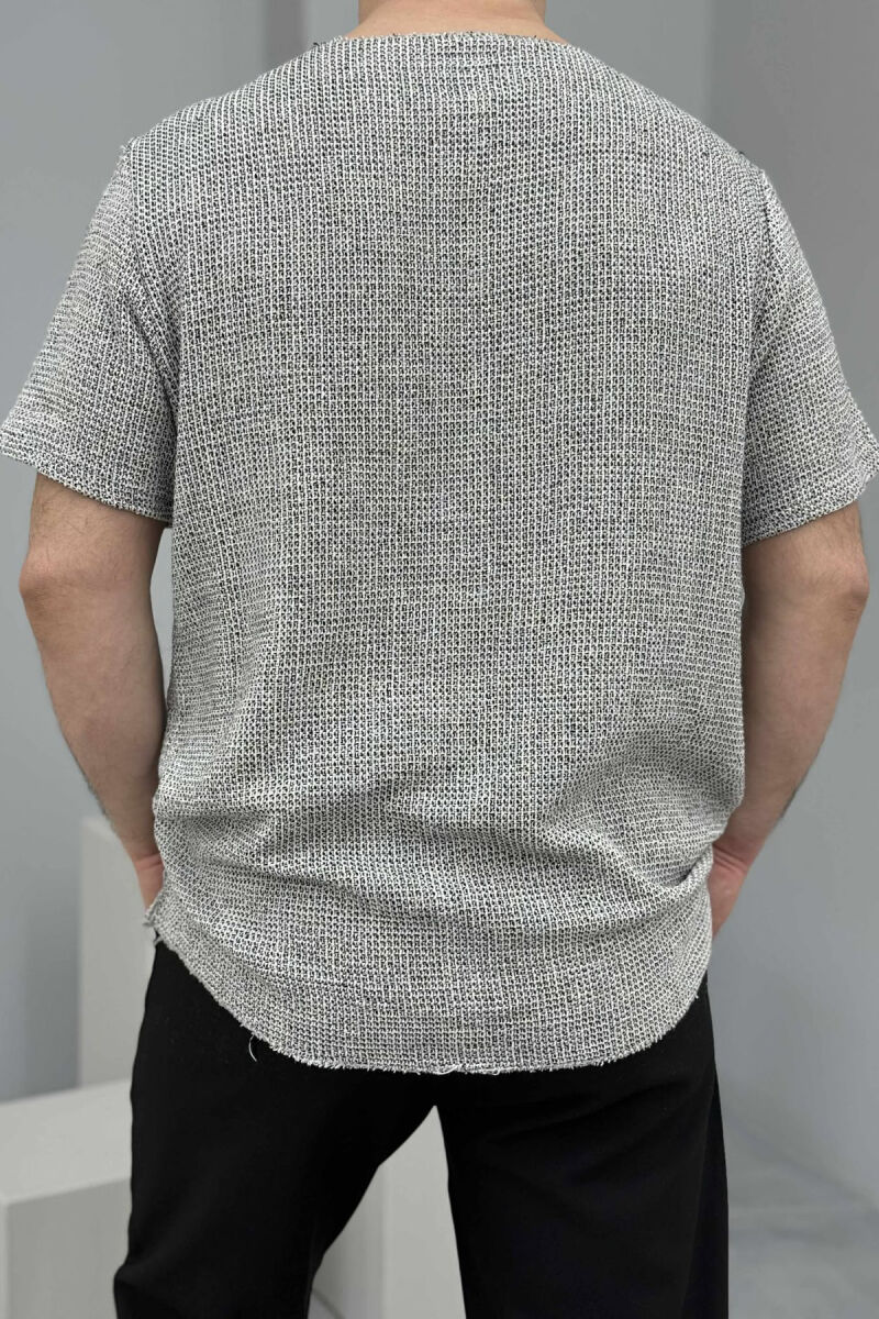 SIMPLE DETAILS MEN T-SHIRT GREY/GRI - 2