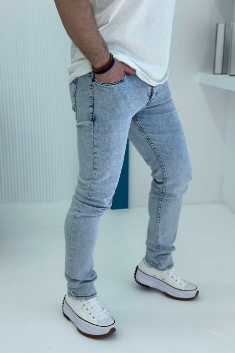 SIMPLE ELASTIC MEN JEANS LIGHTBLUE/BZ - 3