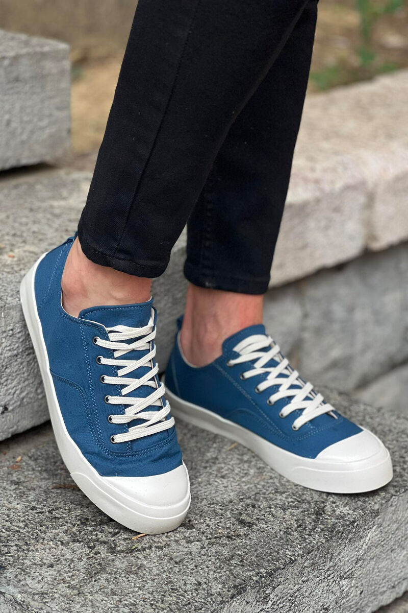 SIMPLE EVERYDAY MAN SHOES BLUE/BLU - 2