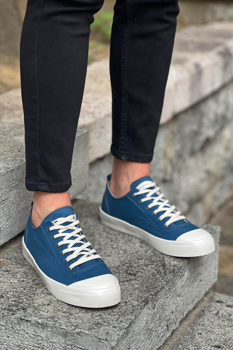 SIMPLE EVERYDAY MAN SHOES BLUE/BLU - 3