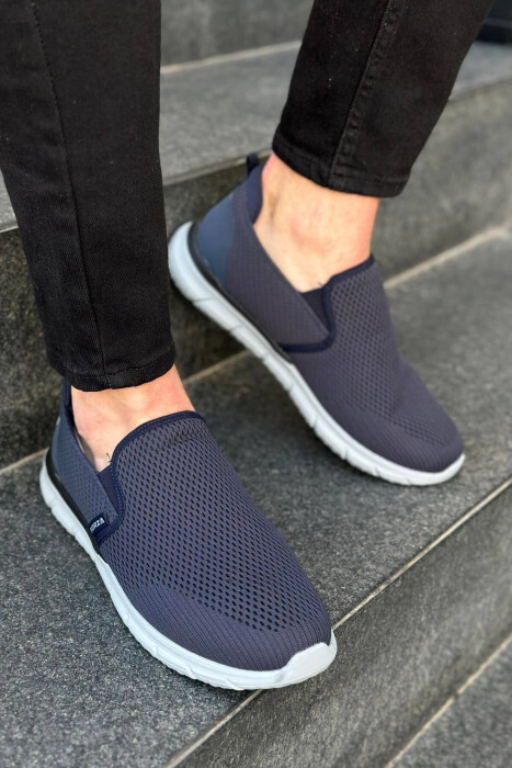 SIMPLE EVERYDAY MAN SHOES BLUE/BLU - 2