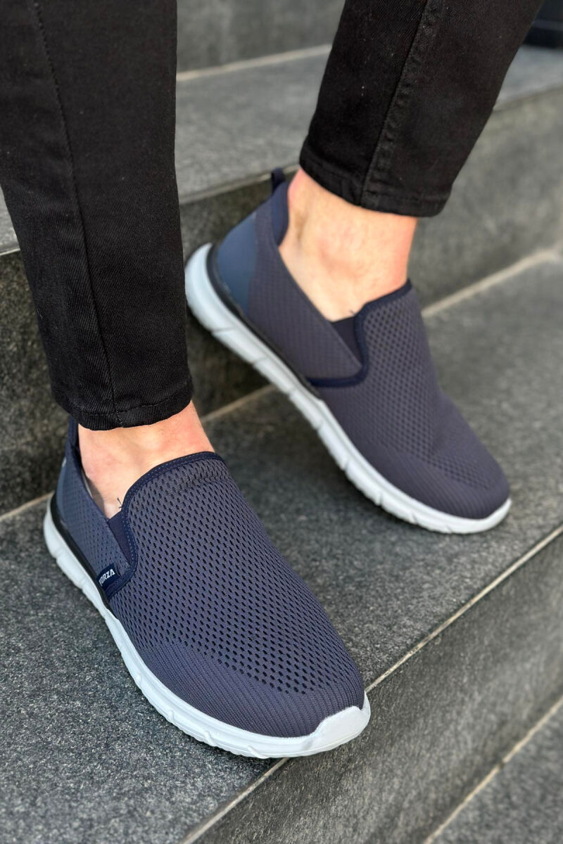 SIMPLE EVERYDAY MAN SHOES BLUE/BLU - 2