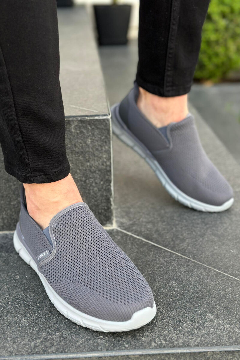 SIMPLE EVERYDAY MAN SHOES GREY-GREY/GG - 2