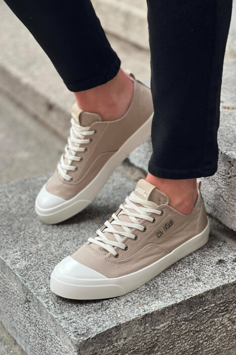 SIMPLE EVERYDAY MAN SNEAKERS BEIGE/BEZHE - 2