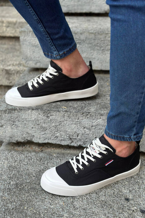 SIMPLE EVERYDAY MAN SNEAKERS BLACK/ E ZEZE - 3