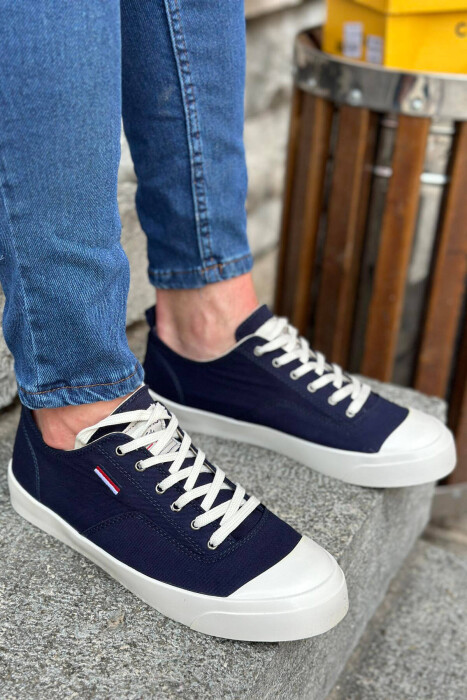 SIMPLE EVERYDAY MAN SNEAKERS BLUE/BLU - 2