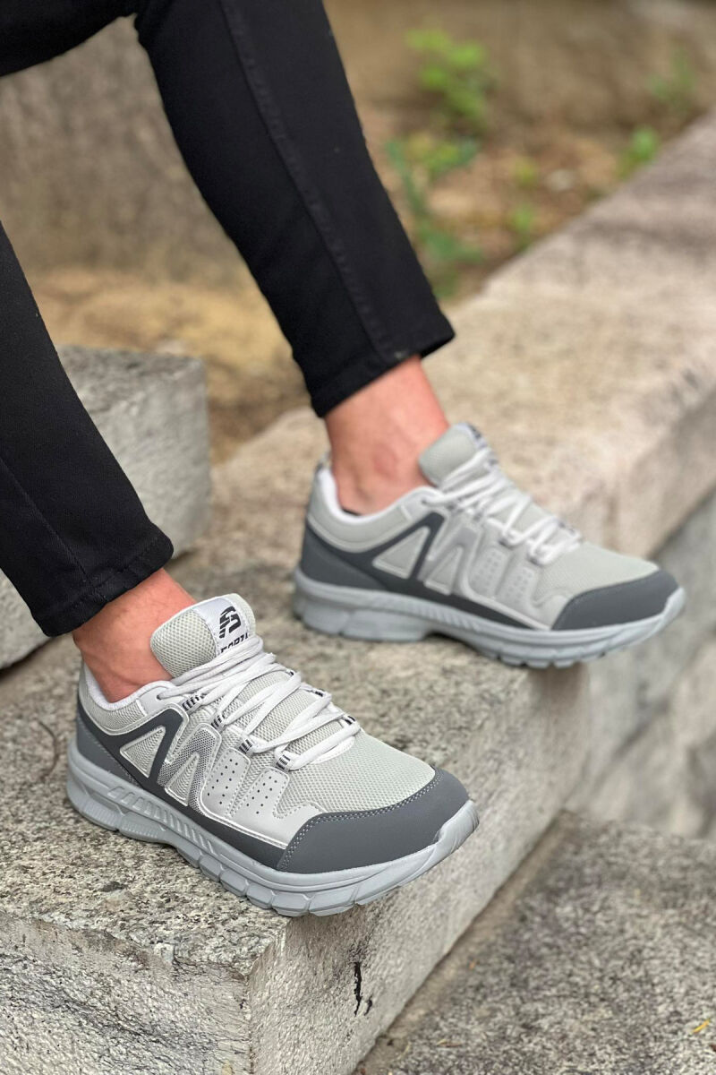 SIMPLE EVERYDAY MAN SNEAKERS GREY-GREY/GG - 4