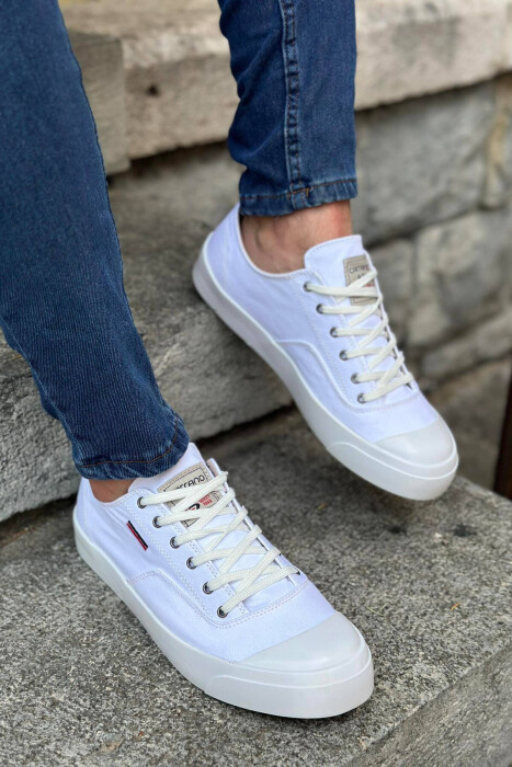 SIMPLE EVERYDAY MAN SNEAKERS WHITE-E BARDHE 
