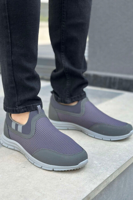 SIMPLE EVERYDAY MEN SNEAKERS DARK GREY/GEE 