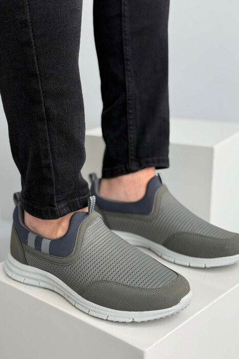 SIMPLE EVERYDAY MEN SNEAKERS GREEN/JESHILE - 1