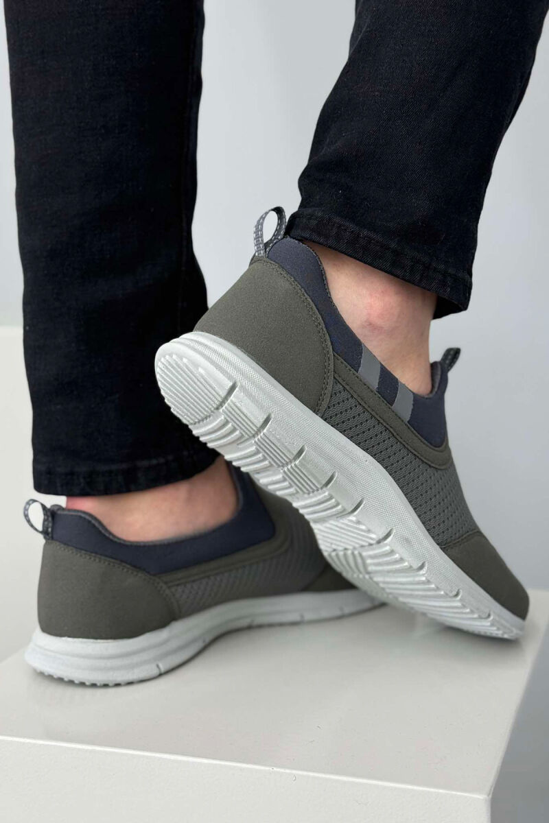 SIMPLE EVERYDAY MEN SNEAKERS GREEN/JESHILE - 2