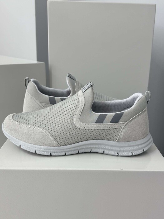 SIMPLE EVERYDAY MEN SNEAKERS LIGHT GREY/GZ - 2