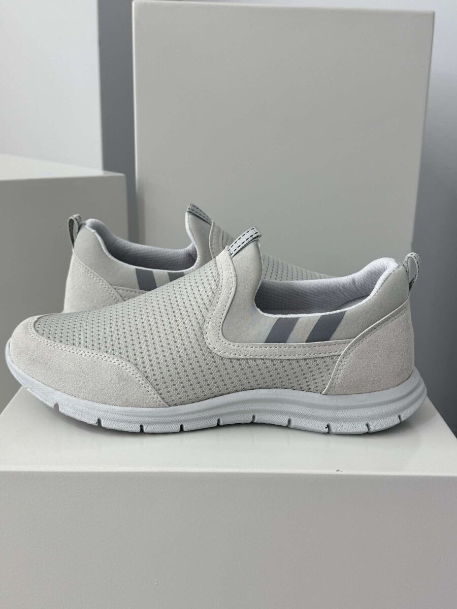 SIMPLE EVERYDAY MEN SNEAKERS LIGHT GREY/GZ - 2