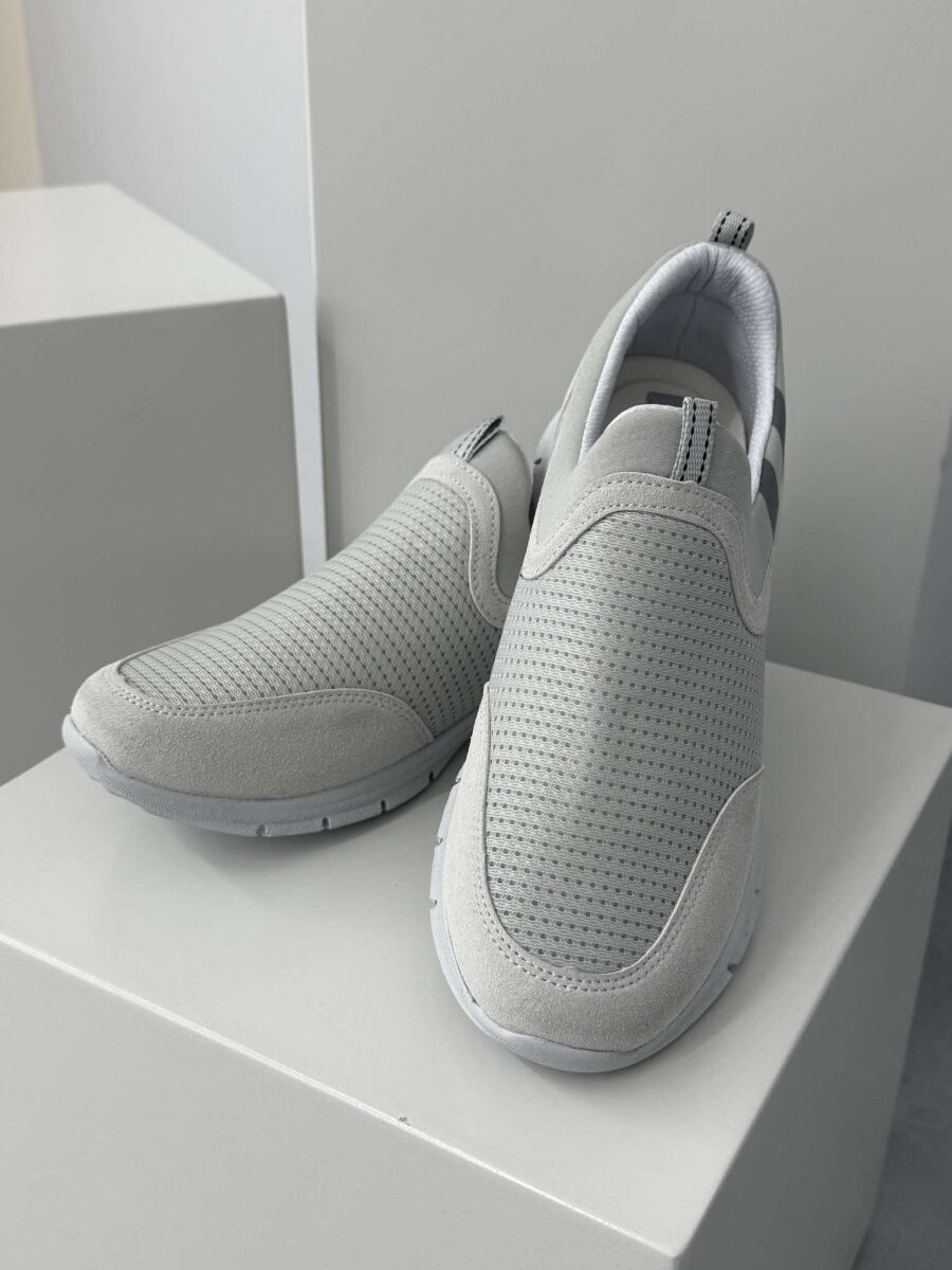 SIMPLE EVERYDAY MEN SNEAKERS LIGHT GREY/GZ - 4