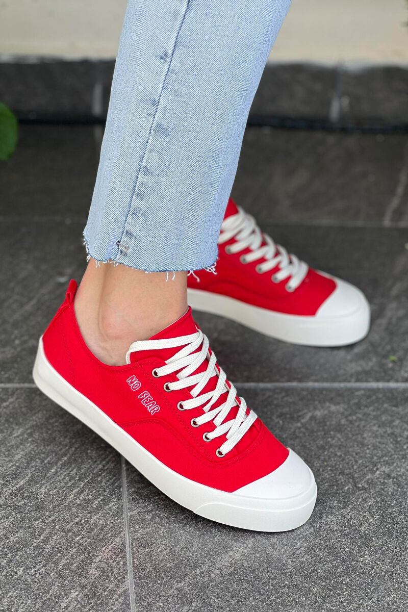 SIMPLE EVERYDAY WOMAN SHOES RED/E KUQE - 1