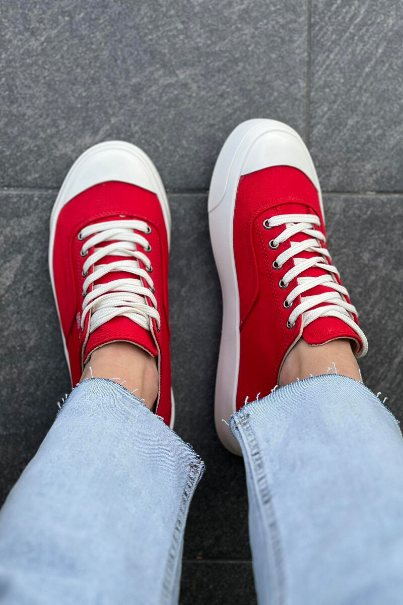 SIMPLE EVERYDAY WOMAN SHOES RED/E KUQE - 3