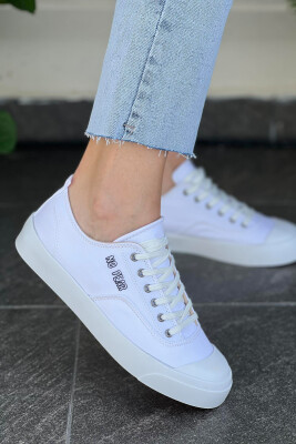 SIMPLE EVERYDAY WOMAN SHOES WHITE-E BARDHE 