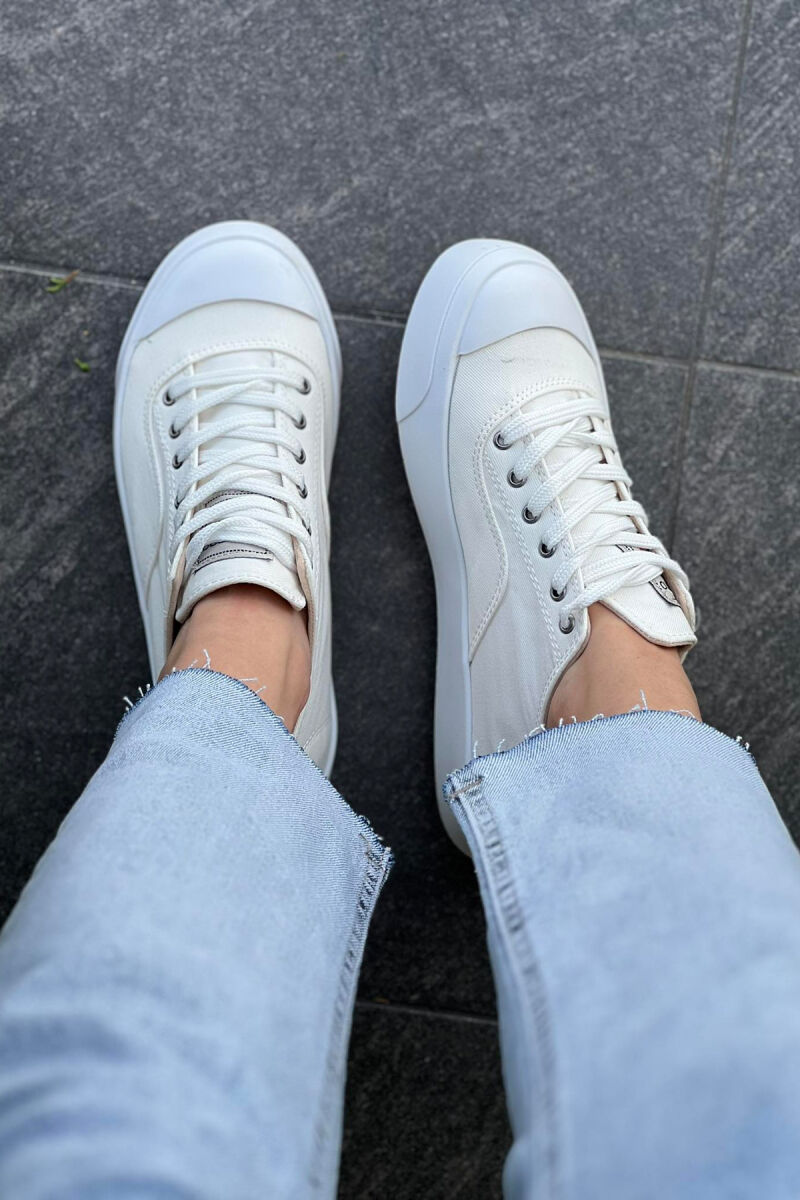 SIMPLE EVERYDAY WOMAN SHOES WHITE-E BARDHE - 2