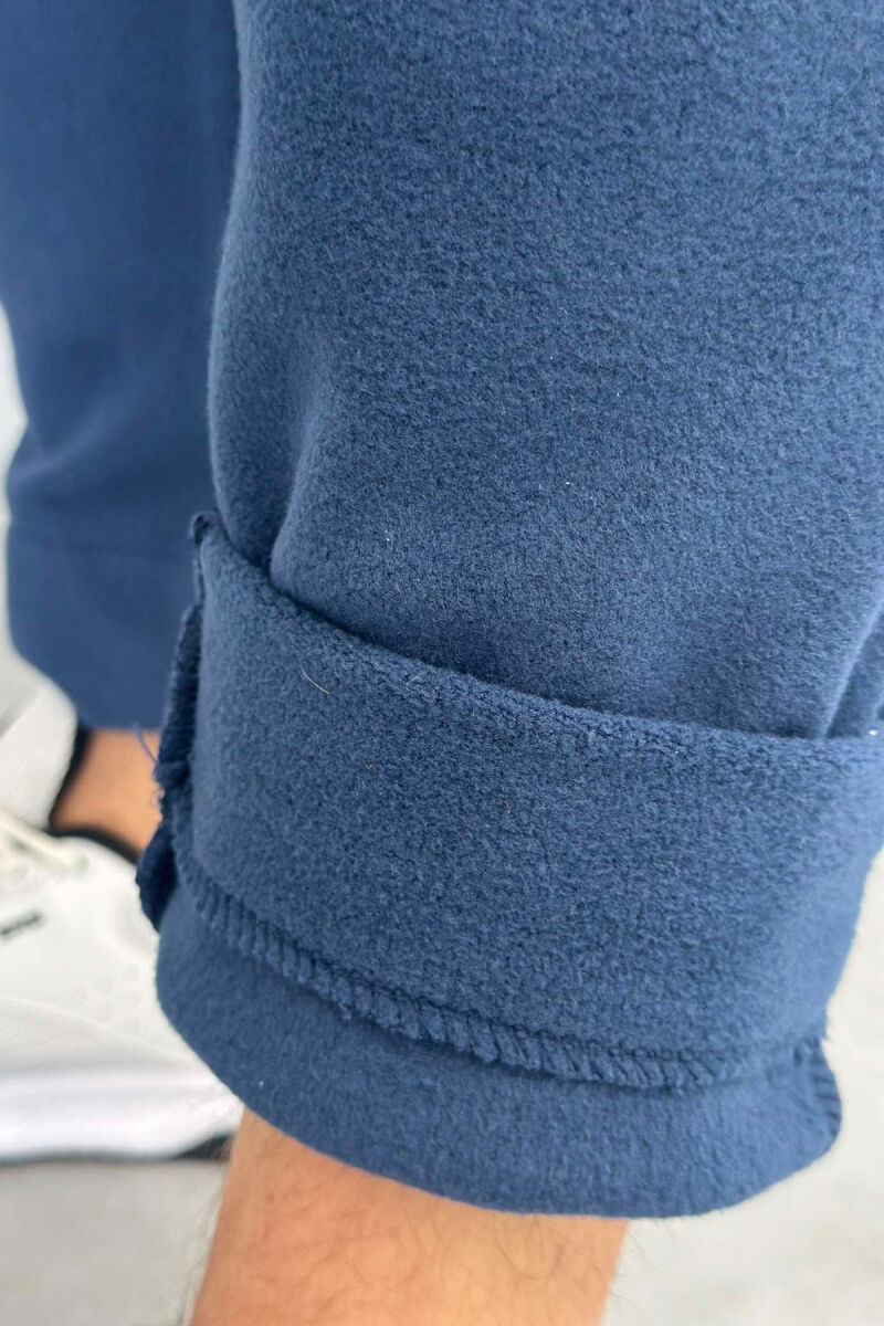 SIMPLE FLUFFY MEN SWEATPANTS BLUE/BLU - 3