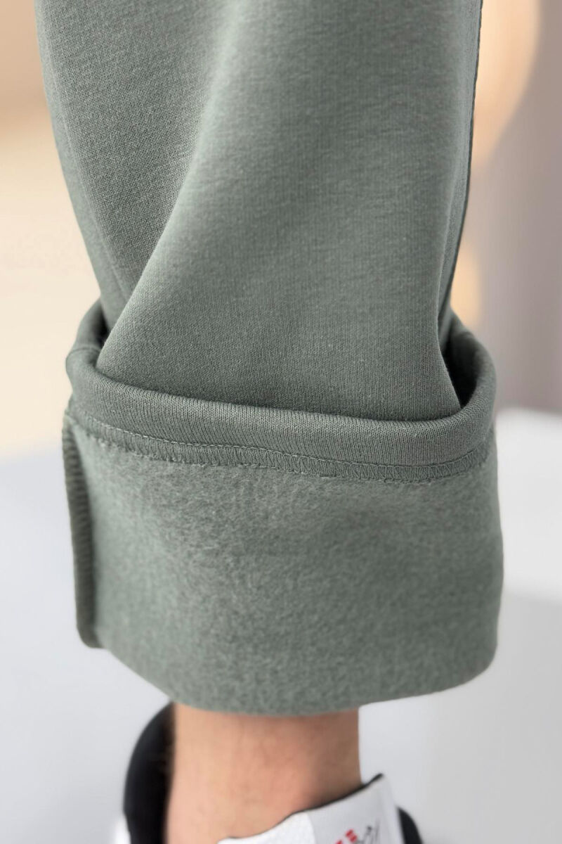 SIMPLE FLUFFY MEN SWEATPANTS GREEN/JESHILE - 5