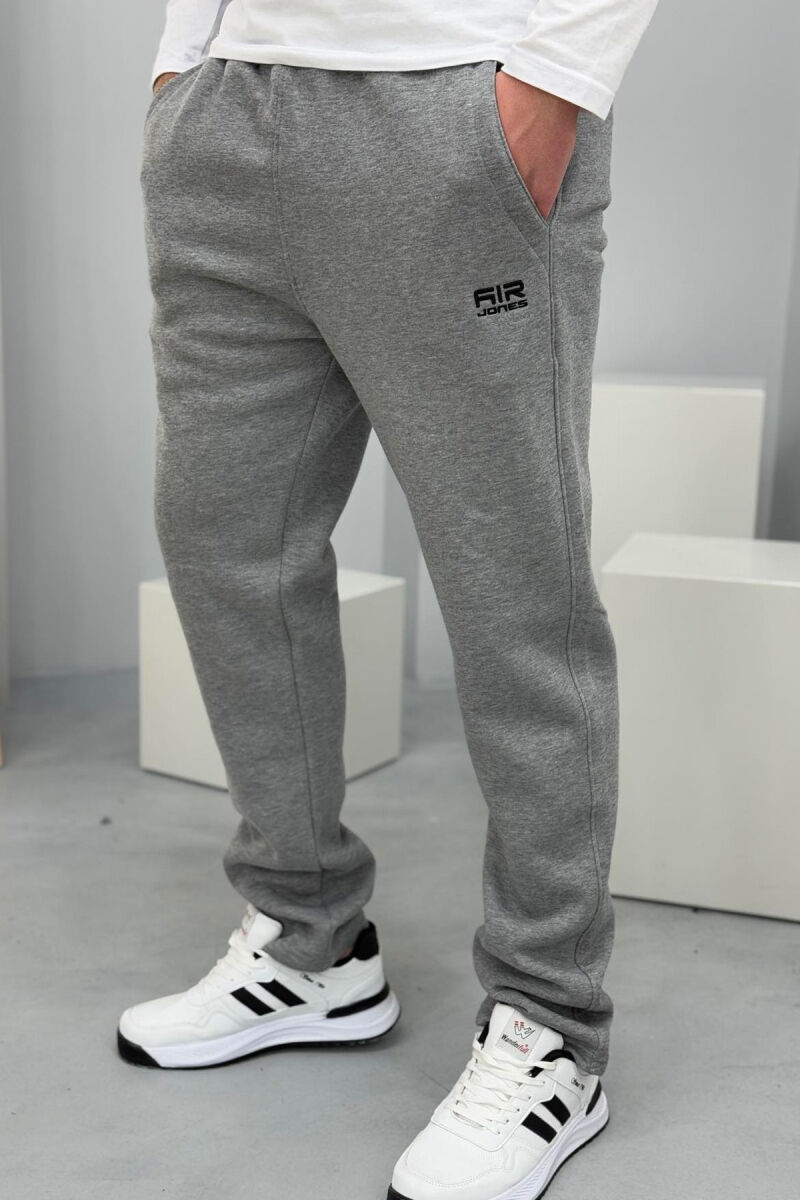 SIMPLE FLUFFY MEN SWEATPANTS GREY/GRI - 2