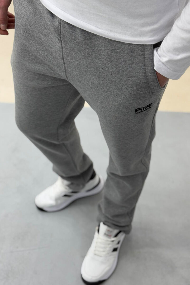 SIMPLE FLUFFY MEN SWEATPANTS GREY/GRI - 4