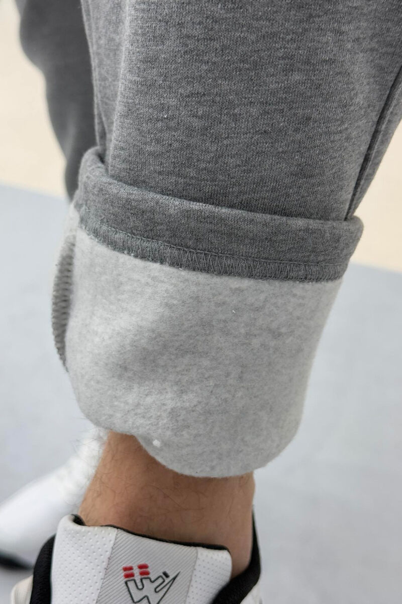 SIMPLE FLUFFY MEN SWEATPANTS GREY/GRI - 5