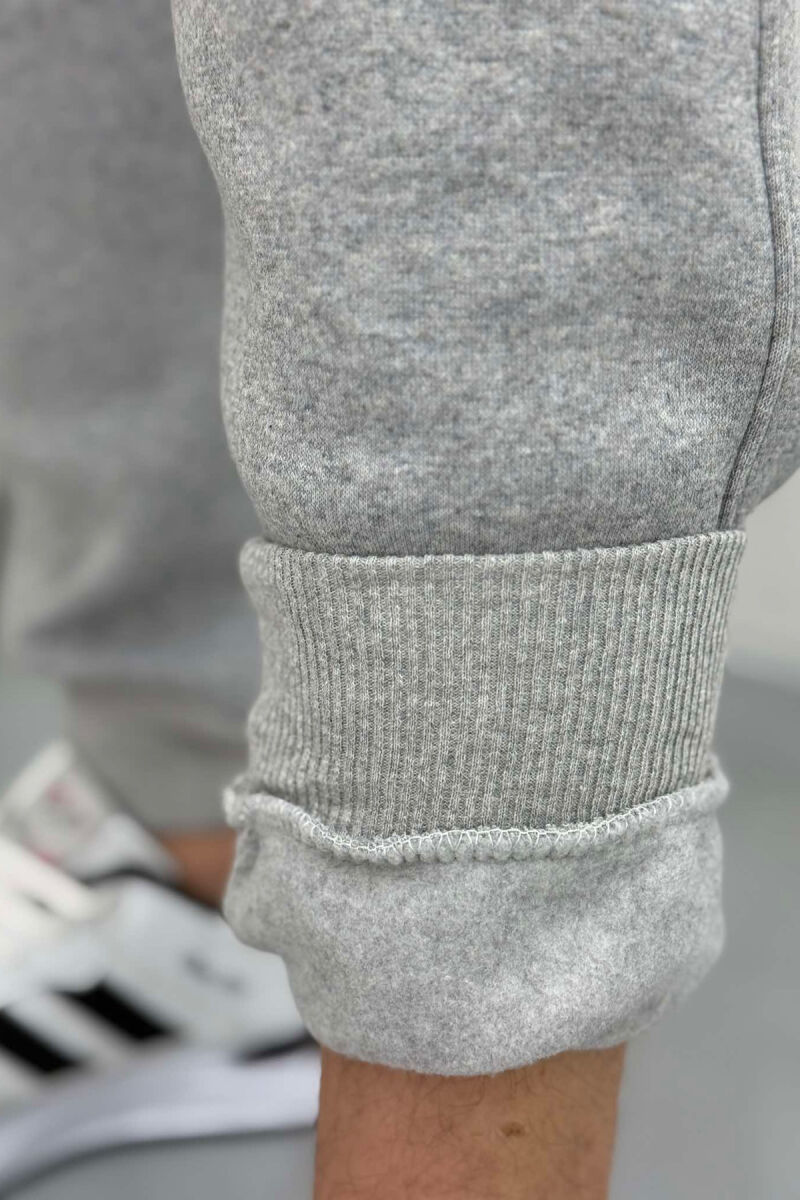 SIMPLE FLUFFY MEN SWEATPANTS GREY/GRI - 2