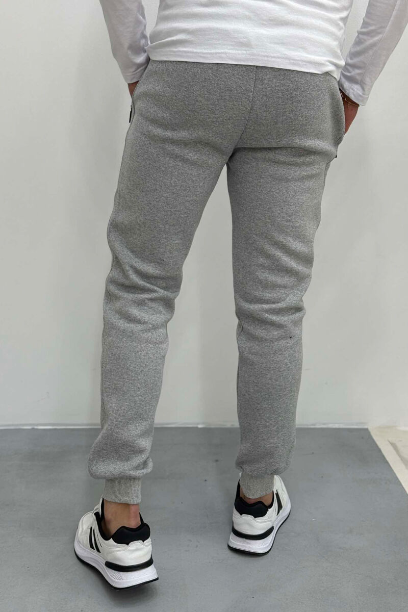 SIMPLE FLUFFY MEN SWEATPANTS GREY/GRI - 5