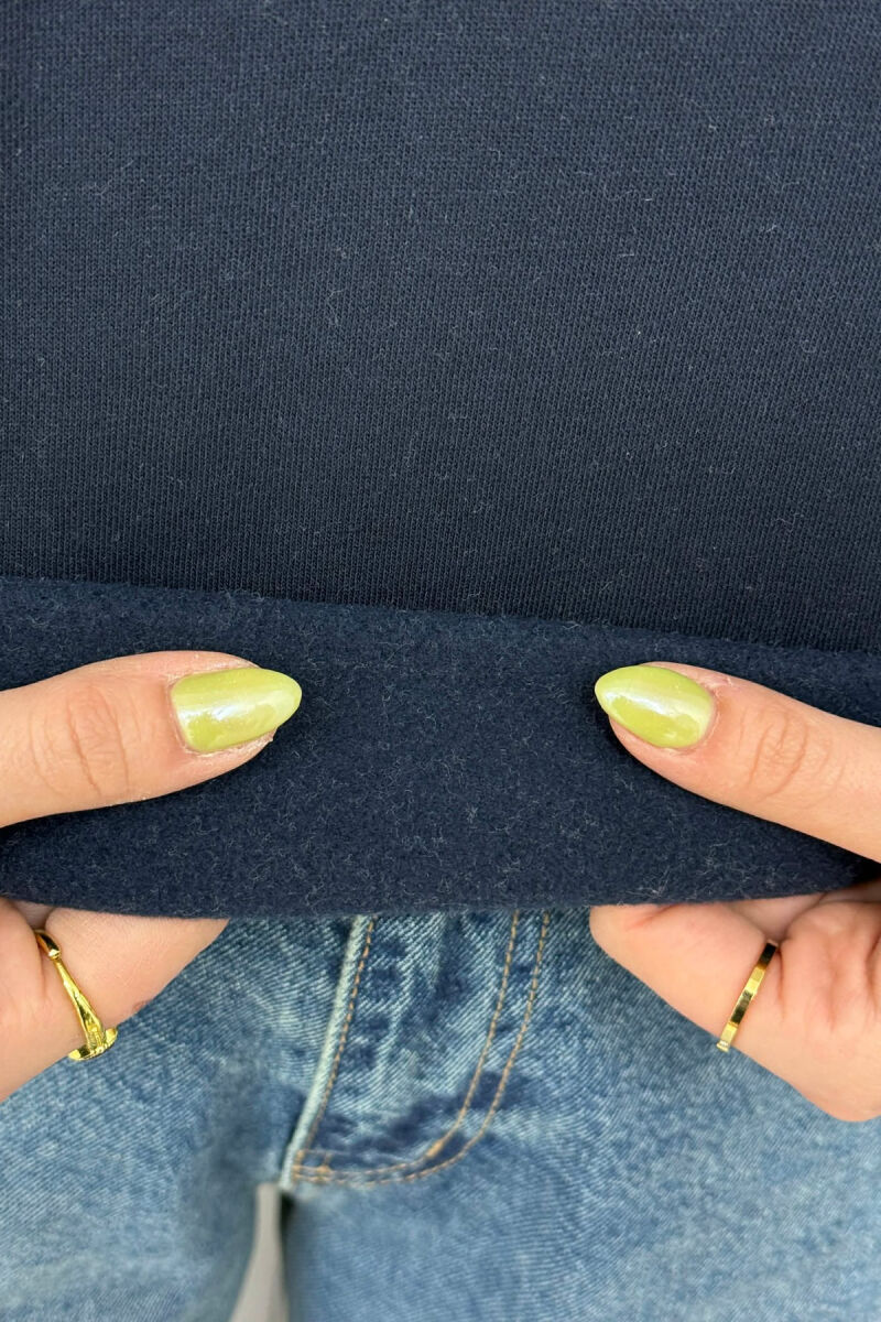 SIMPLE FLUFFY WOMEN HOODIE GREEN/JESHILE - 3