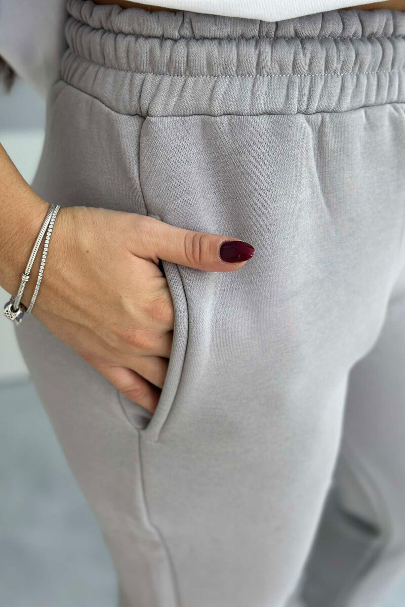 SIMPLE FLUFFY WOMEN JOGGERS GREY/GRI - 3