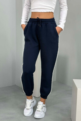 SIMPLE FLUFFY WOMEN SWEATPANTS BLUE/BLU 