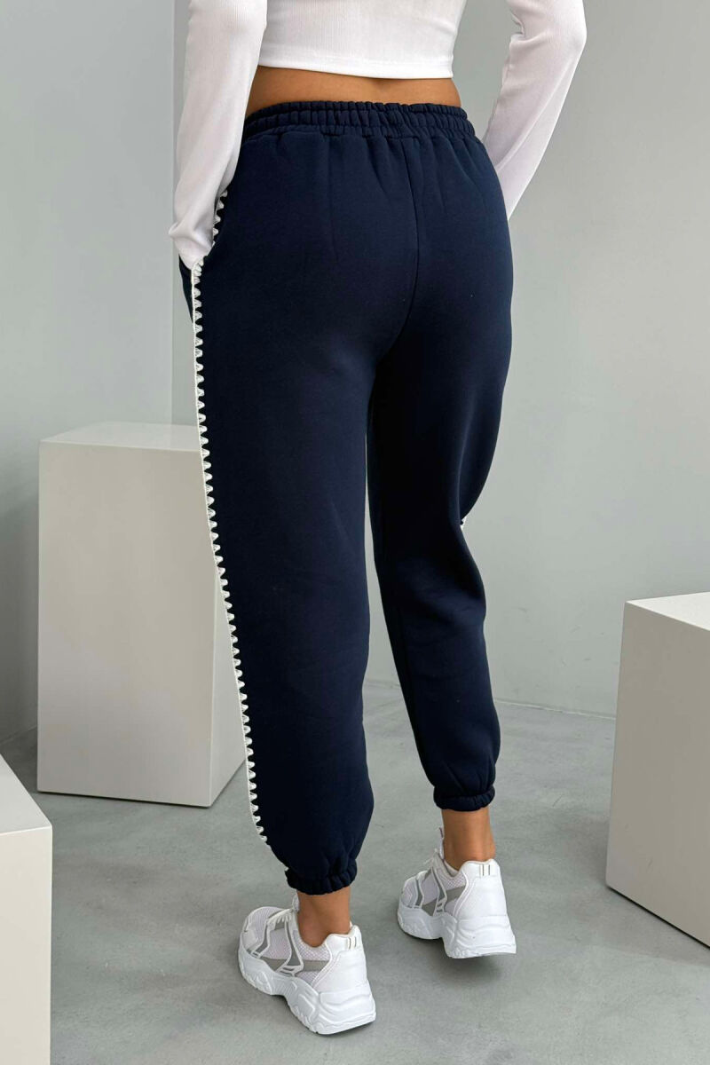 SIMPLE FLUFFY WOMEN SWEATPANTS BLUE/BLU - 2