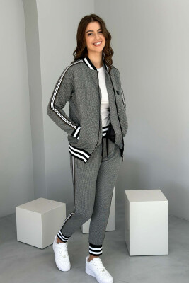 SIMPLE JACKET+JOGGERS WOMEN SET GREY/GRI 