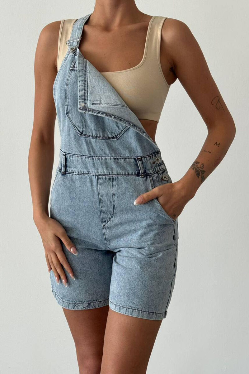 SIMPLE JEAN WOMEN JUMPSUIT LIGHTBLUE/BZ - 1