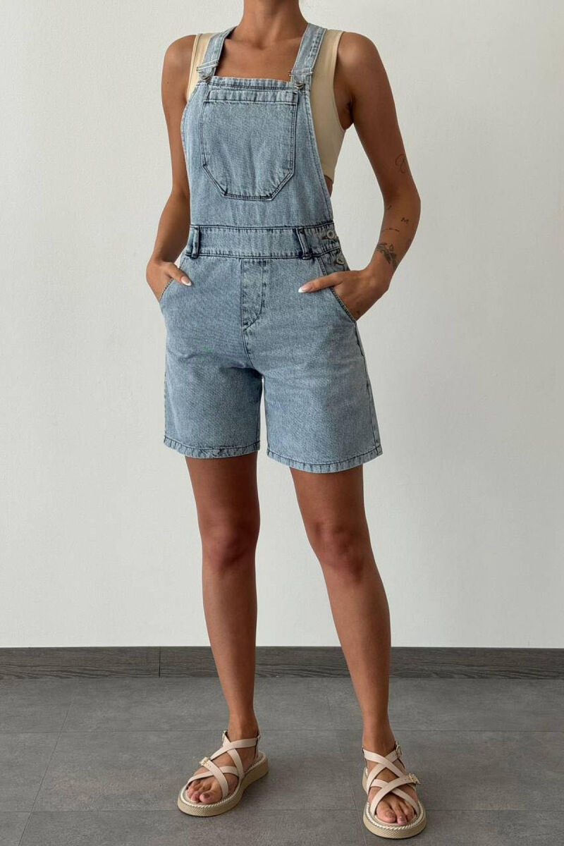 SIMPLE JEAN WOMEN JUMPSUIT LIGHTBLUE/BZ - 2