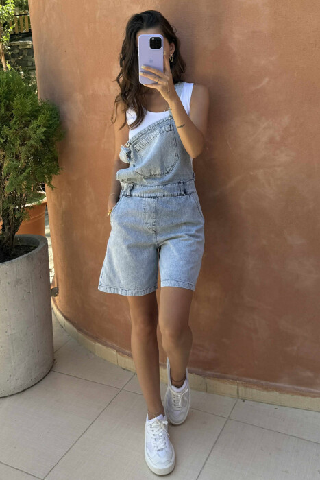 SIMPLE JEAN WOMEN JUMPSUIT LIGHTBLUE/BZ - 2