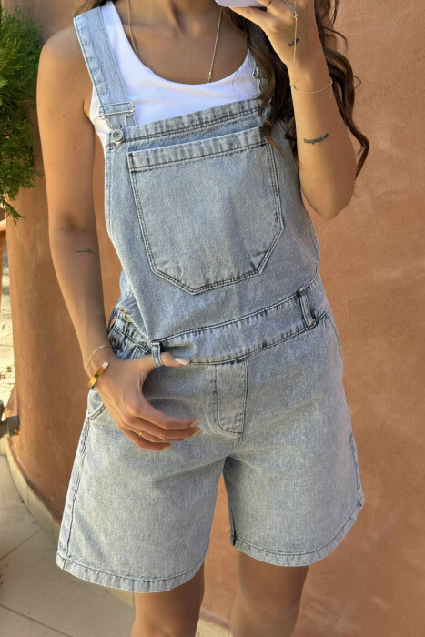 SIMPLE JEAN WOMEN JUMPSUIT LIGHTBLUE/BZ - 4