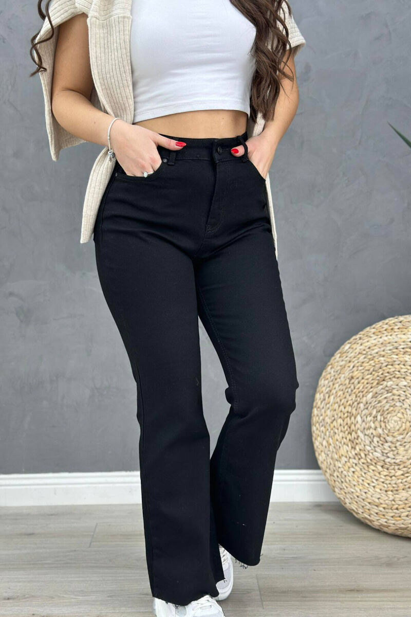 SIMPLE JEANS WOMAN BLACK/ E ZEZE - 1