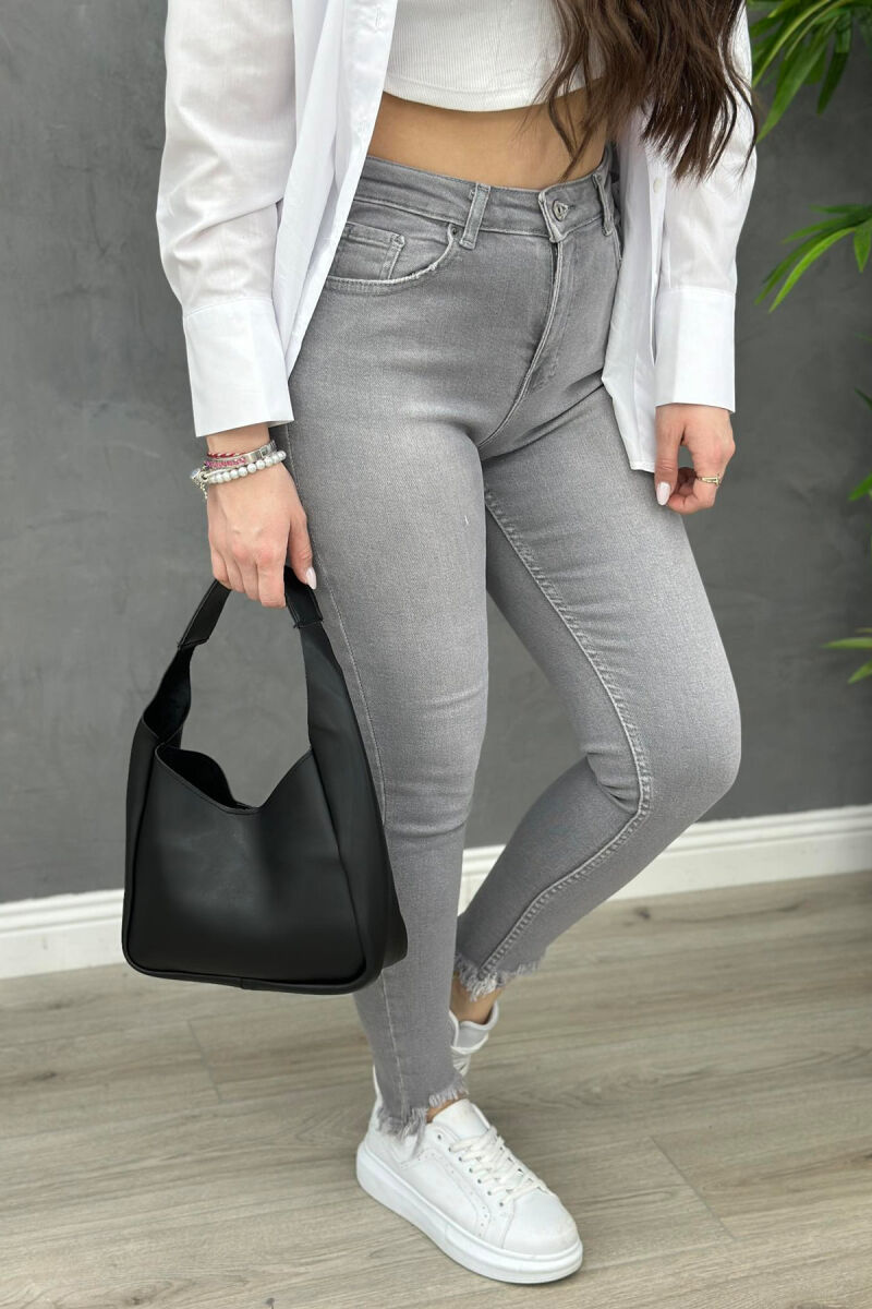 SIMPLE JEANS WOMAN GREY/GRI - 2