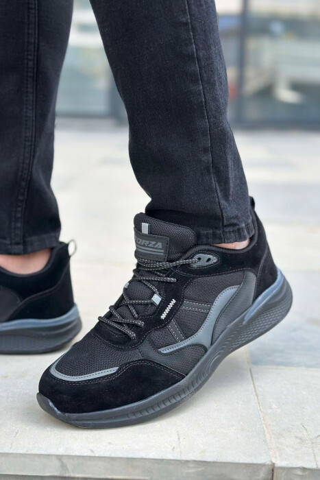 SIMPLE LACING MEN SNEAKERS BLACK/ E ZEZE - 5