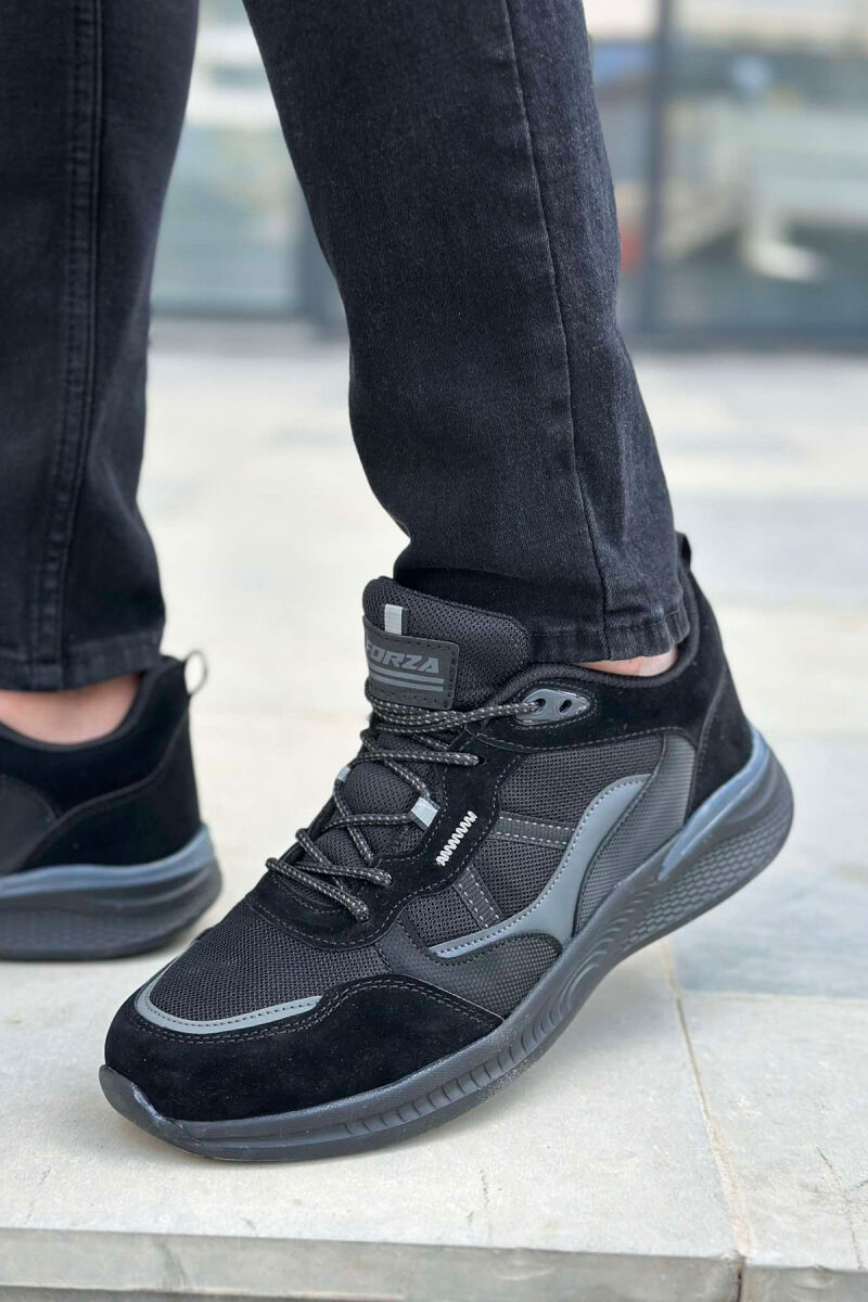 SIMPLE LACING MEN SNEAKERS BLACK/ E ZEZE - 5