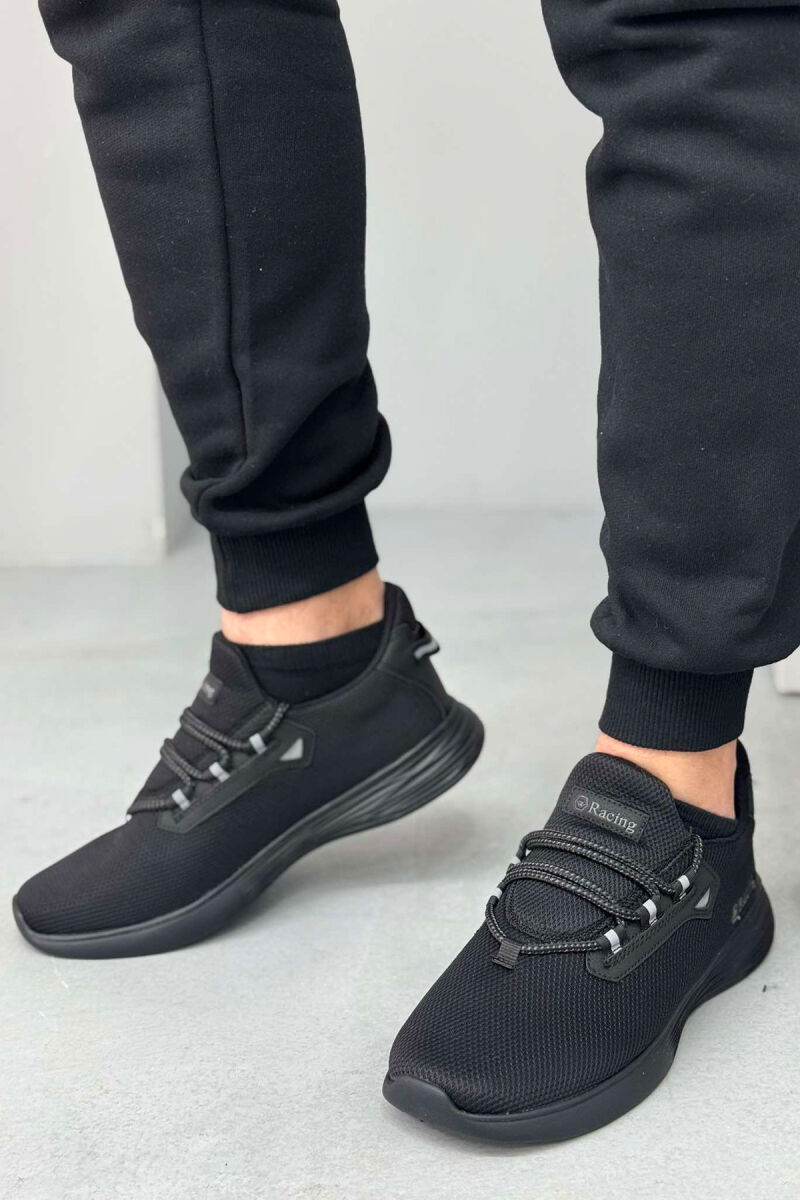 SIMPLE LACING MEN SNEAKERS BLACK/ E ZEZE - 1